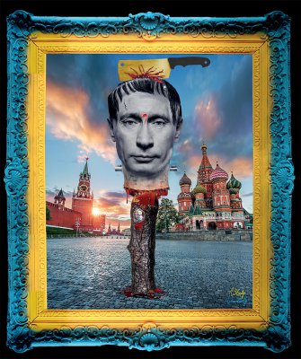 Portrt Wladimir der Schreckliche, Digitalprint auf Leinwand, 80 x 70 cm